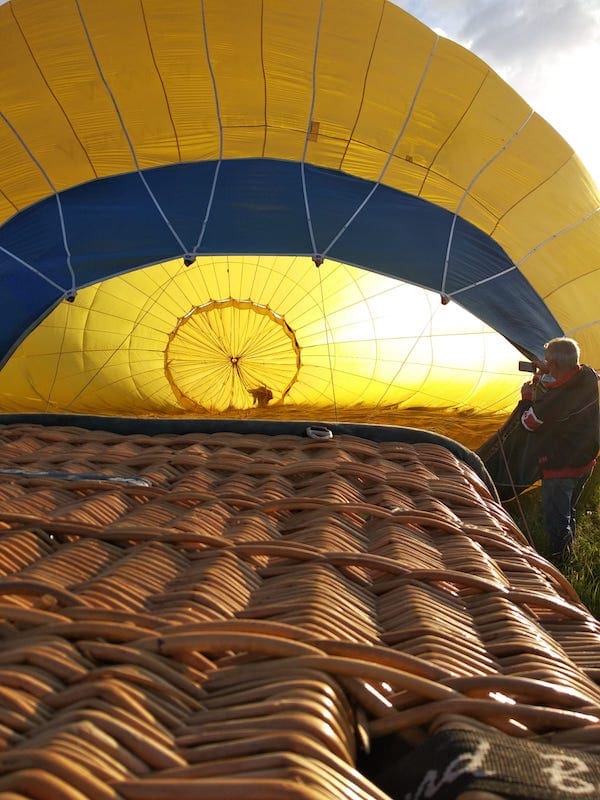 preparazione del pallone